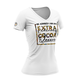 HS INK Designs Be Advised I am EXTRAordinary V-Neck Shirt