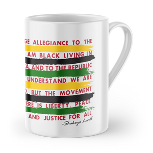 HS INK Designs The Black Pledge Mug